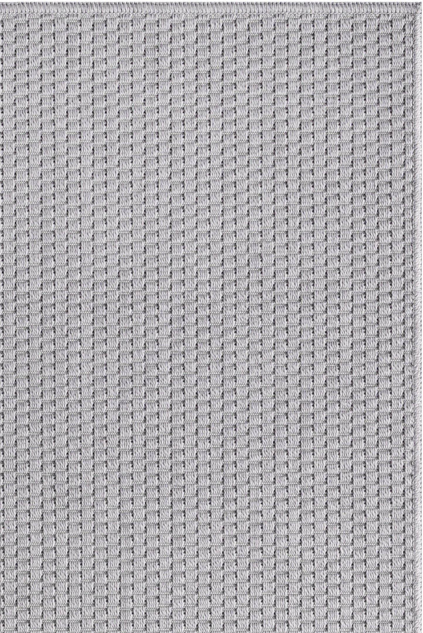 ROMANO 7766 Gri - Jüt Tabanlı Modern Dokuma Kilim Sisal Jüt Toz Vermez Hasır Halı & Yolluk & Oval & Daire