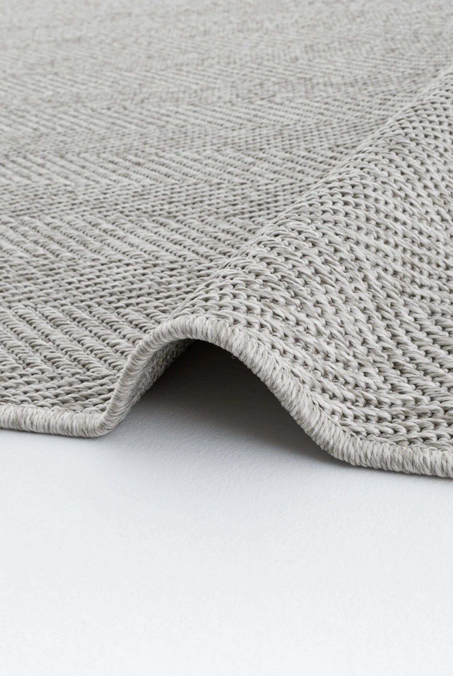 ROMANO 8784 Bej-Gri - Jüt Tabanlı Modern Dokuma Kilim Sisal Jüt Toz Vermez Hasır Halı & Yolluk & Oval & Daire