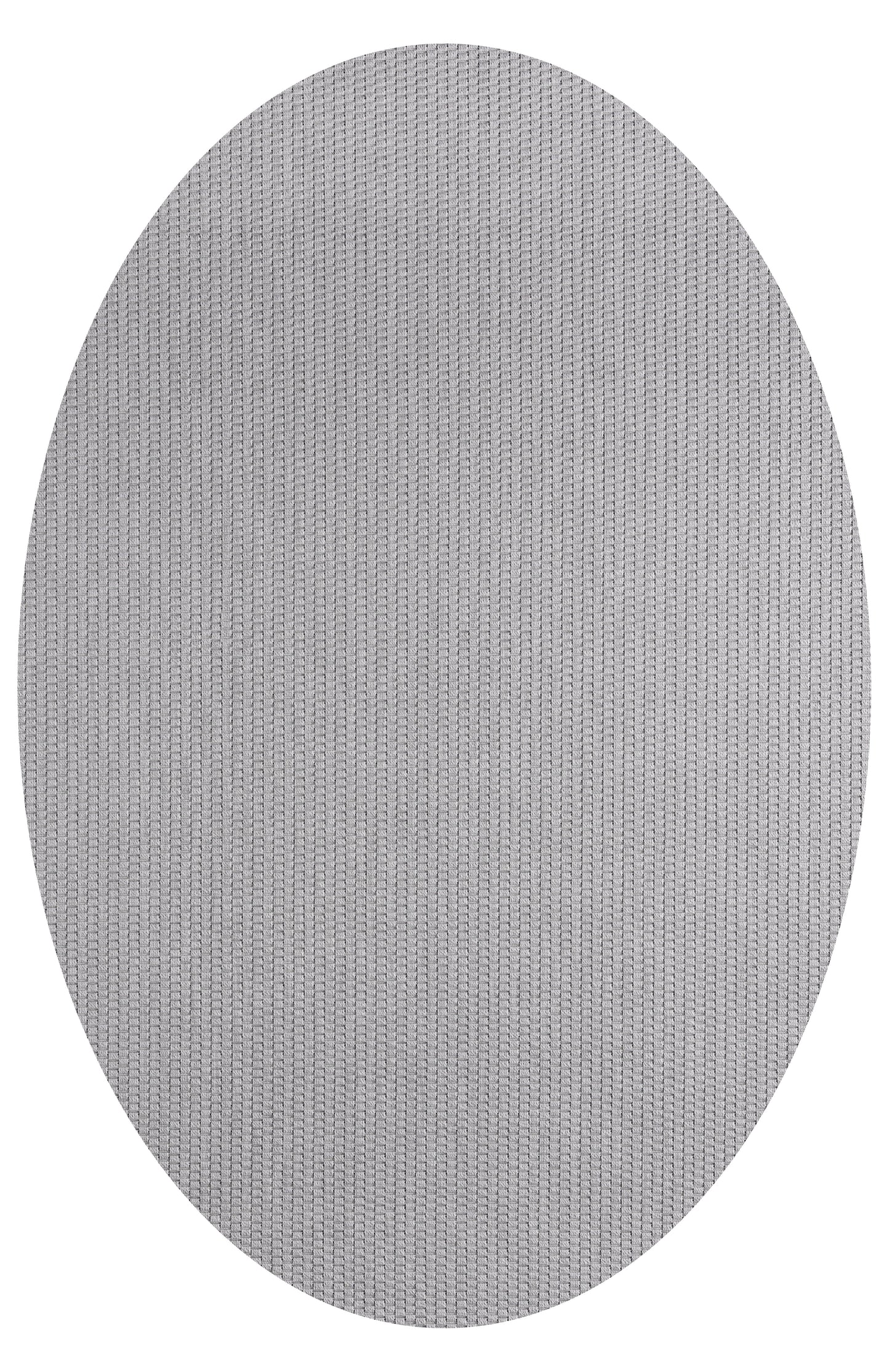 ROMANO 7766 Gri - Jüt Tabanlı Modern Dokuma Kilim Sisal Jüt Toz Vermez Hasır Halı & Yolluk & Oval & Daire