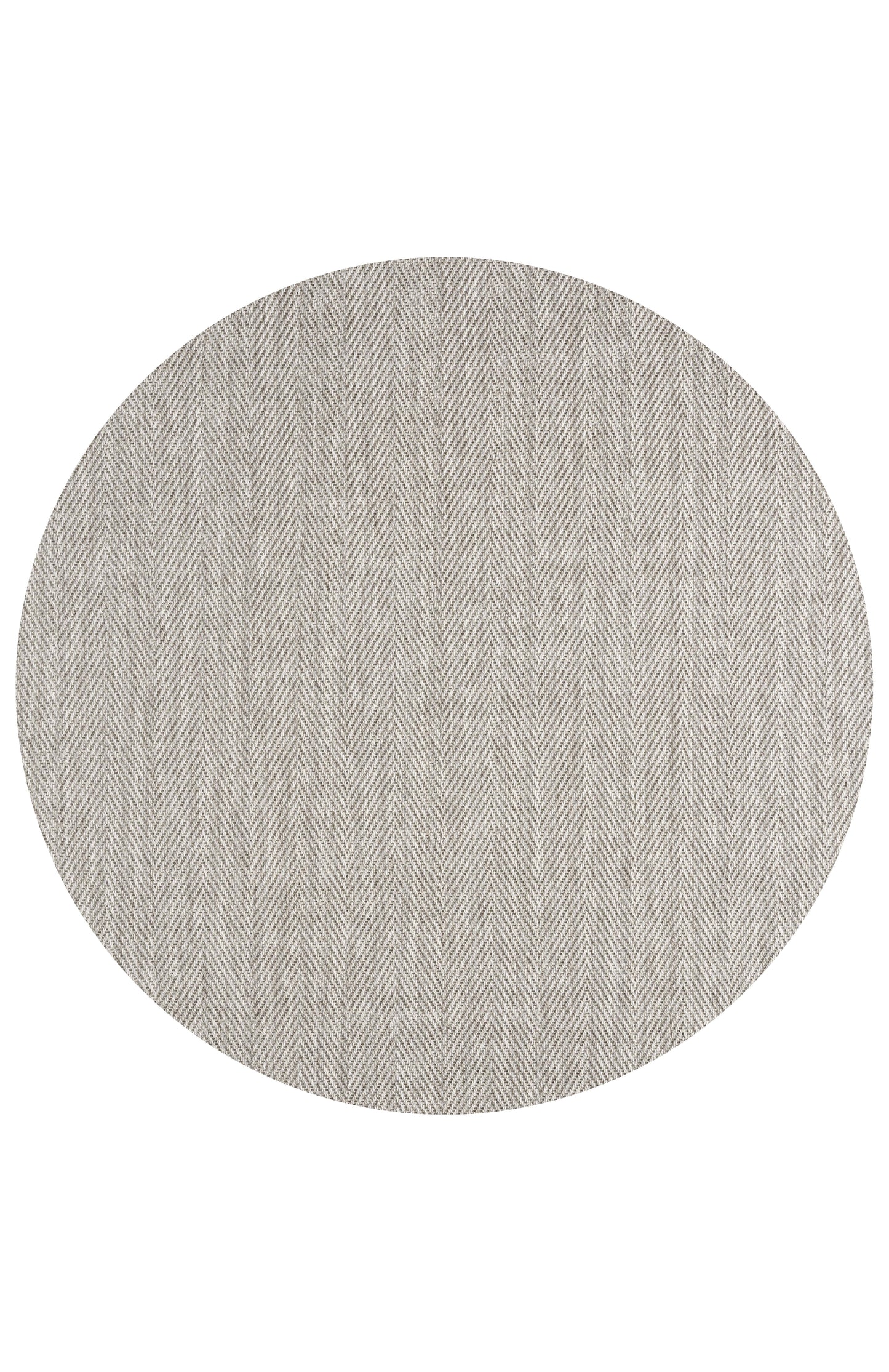 ROMANO 8784 Bej-Gri - Jüt Tabanlı Modern Dokuma Kilim Sisal Jüt Toz Vermez Hasır Halı & Yolluk & Oval & Daire