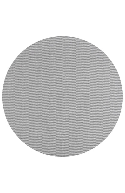 ROMANO 8784 Gri - Jüt Tabanlı Modern Dokuma Kilim Sisal Jüt Toz Vermez Hasır Halı & Yolluk & Oval & Daire