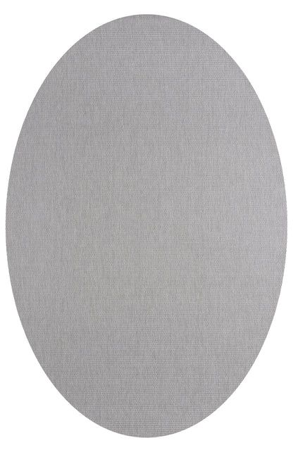 ROMANO 8785 Gri - Jüt Tabanlı Modern Dokuma Kilim Sisal Jüt Toz Vermez Hasır Halı & Yolluk & Oval & Daire